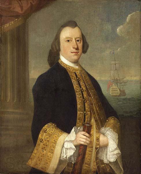Jeremiah Theus Captain John Reynolds Spain oil painting art